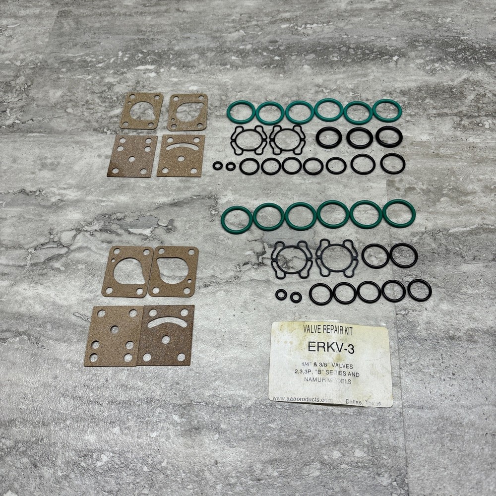 AAA Products ERKV-3 Repair Kit For Solenoid Valve, 2 Partial Kits-image