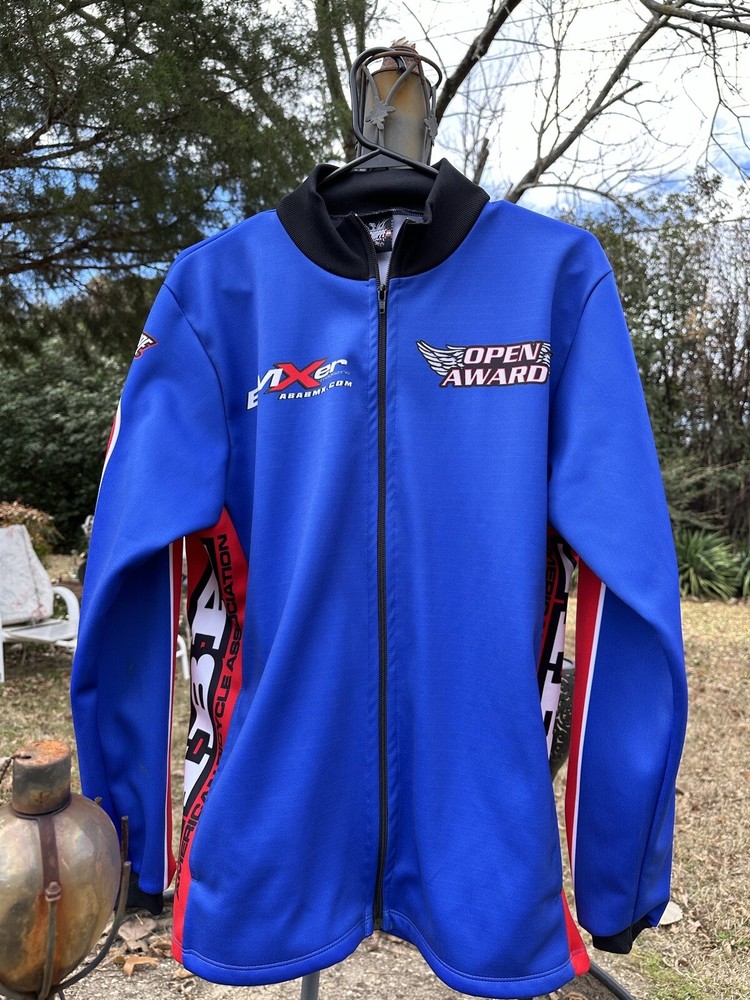 ABA Top Open Award Hoodie Hot Shoppe Small Red White Blue Made In USA-image