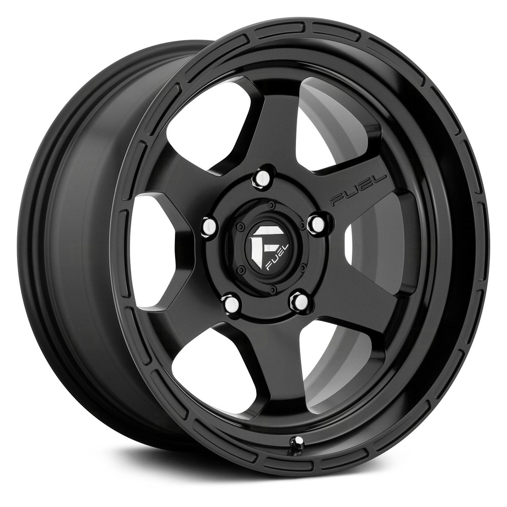 Fuel D664 SHOK 18x9 Black Wheel 5x127 Bolt Pattern 71.5 Hub