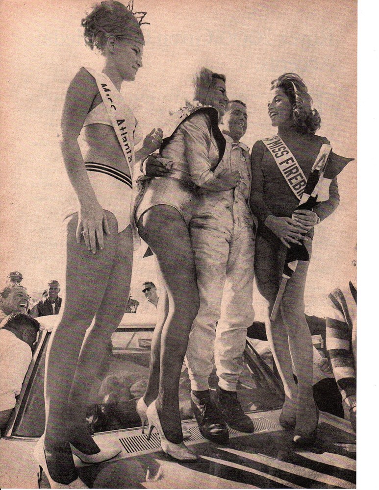 1966 Atlanta 500 NASCAR Winner Jim Hurtubise Original 3-Page Race Article