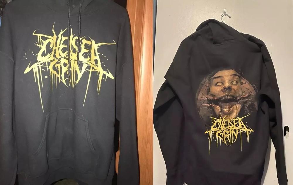 SALE! Chelsea Grin Band Double Sided Tour Hoodie Full Size S-5XL