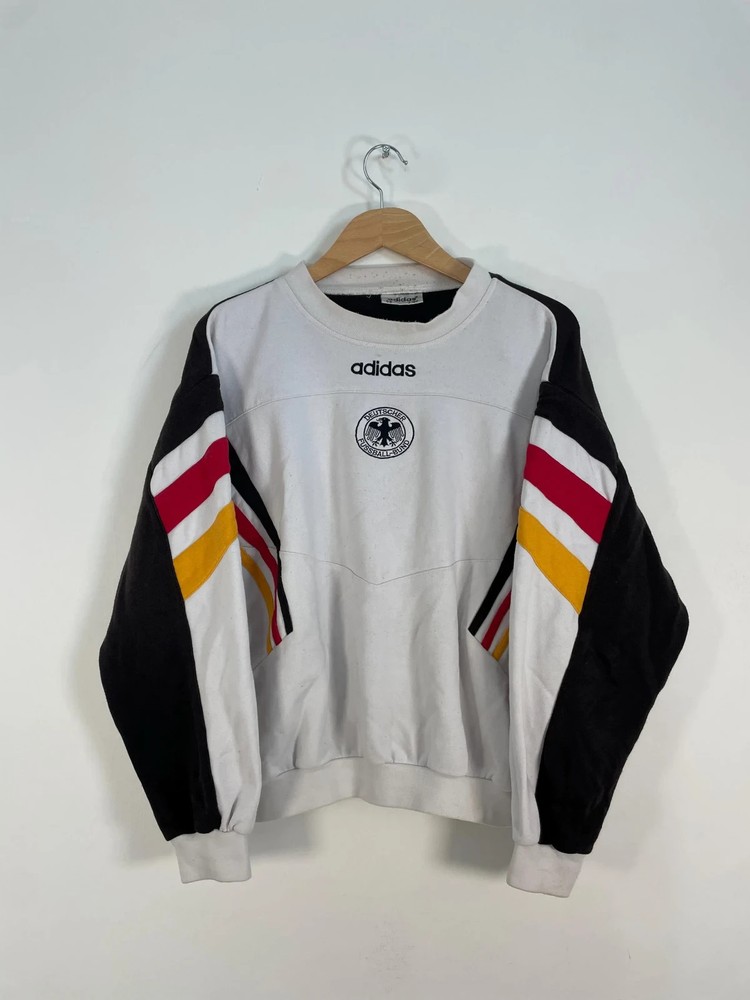 Vintage 96'/98' Adidas Germany Training Sweatshirt and Pants (Size: M-L)