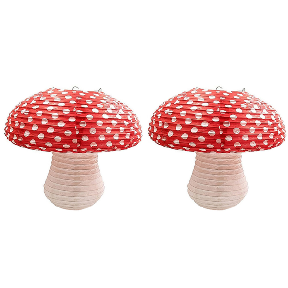 2 Pcs Mushroom Goblincore Decor Ornament Lanterns