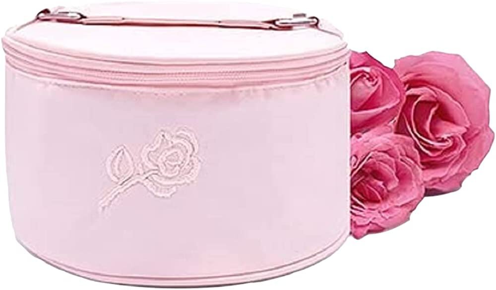 ABC Suede Pink Travel Case for Breast Forms Sizes 0-3-image