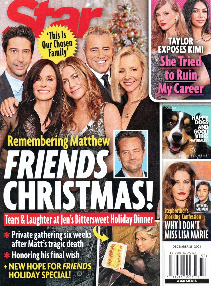 STAR Magazine December 25 2023 Matthew Perry Taylor Swift Lisa Marie Presley