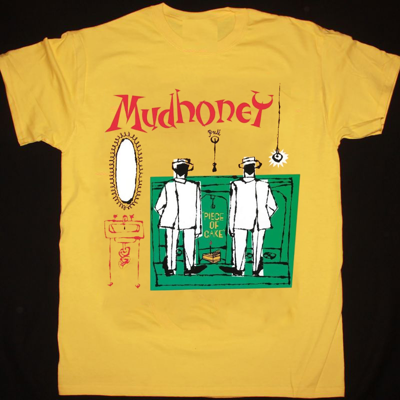 NEW Mudhoney Piece of Cake 2002 Gift For Fan Yellow All Size S-5XL Shirt BT362