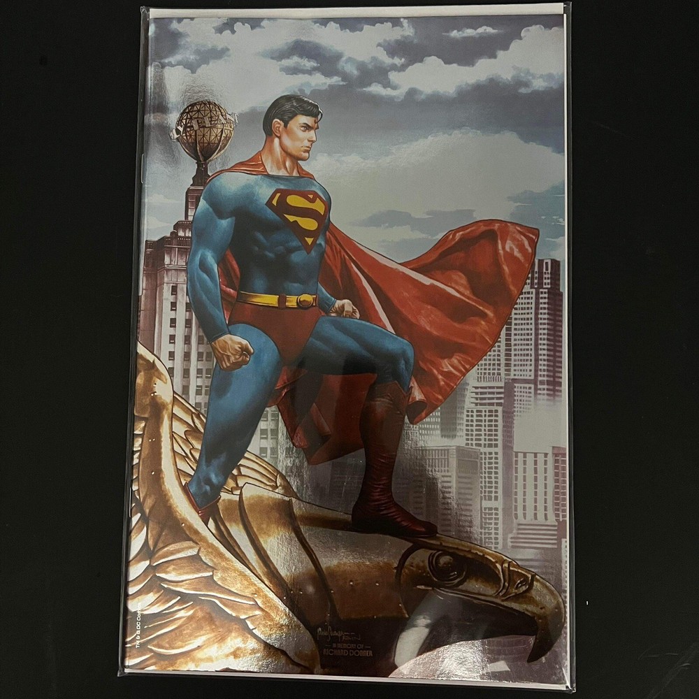 Batman Superman Worlds Finest #1 Exclusive Foil Variant DC Comics Fan Expo
