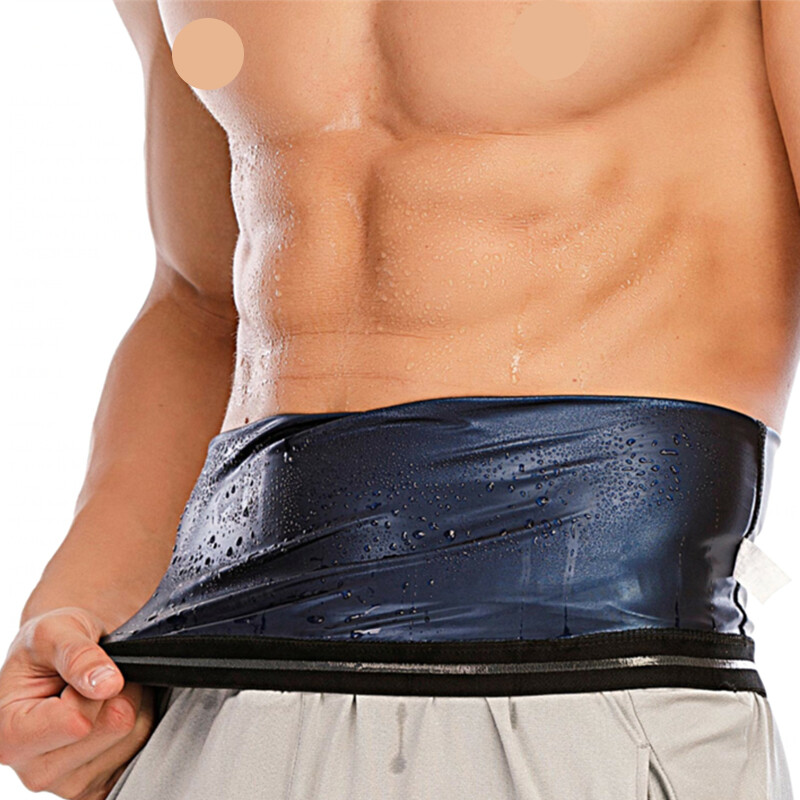 Men's Sweat Waist Trainer Belt for Sauna & Stomach Shaping