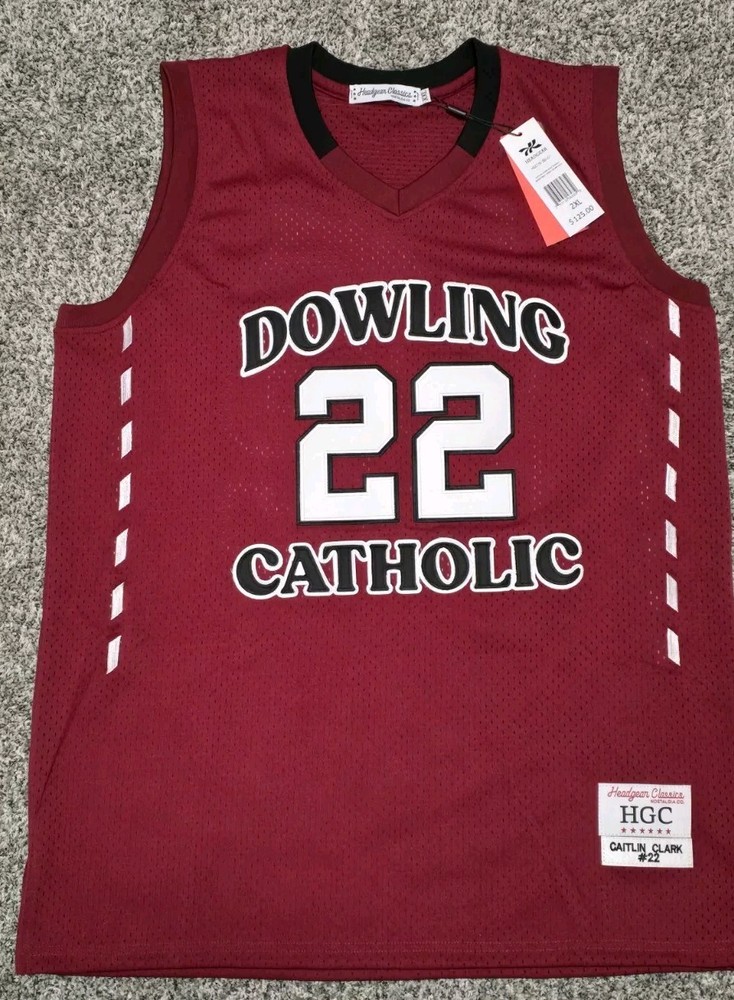 Caitlin Clark Headgear Classic Dowling Catholic High School Basketball Jersey 2X