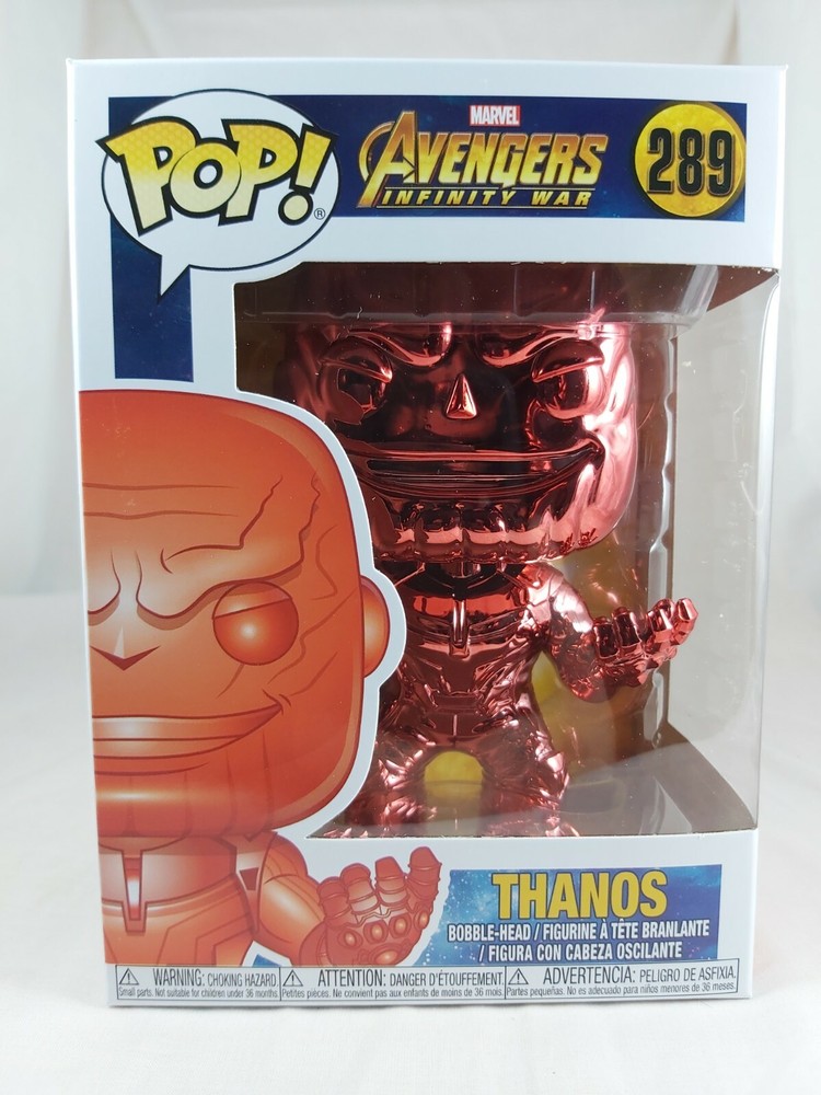 Marvel Funko Pop - Thanos (Red Chrome) - Avengers Infinity War - No. 289