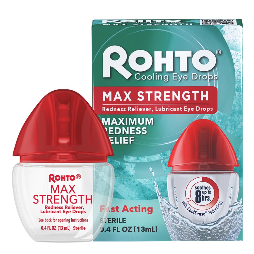 Maximum Strength Eye Drop, Redness Relief for Itchy Eye, Dry Eye Relief (1pk)