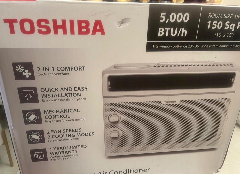 Toshiba RACWK0512CMRU Window Air Conditioner NEW