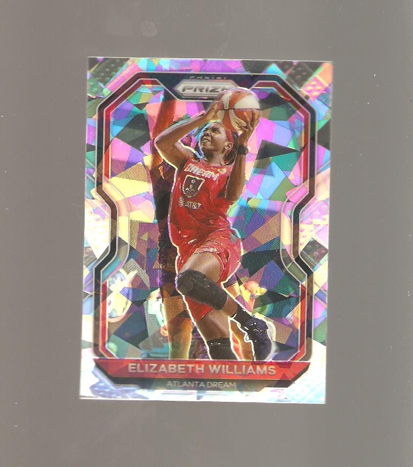 Tarjeta de hielo agrietado Elizabeth Williams 2021 Panini WNBA PRIZM,