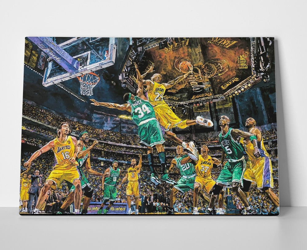 Kobe Bryant Painting Dunk Poster or Canvas