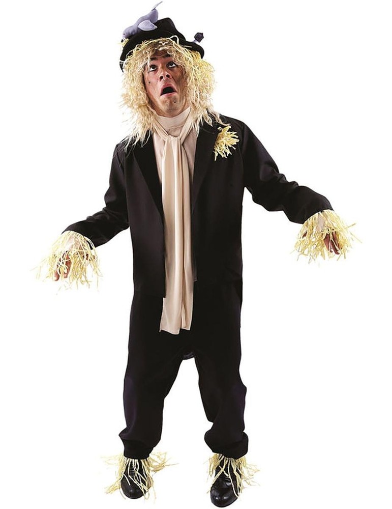 Living Scarecrow Costume for Adults - Tattered & Terrifying Halloween Outfit