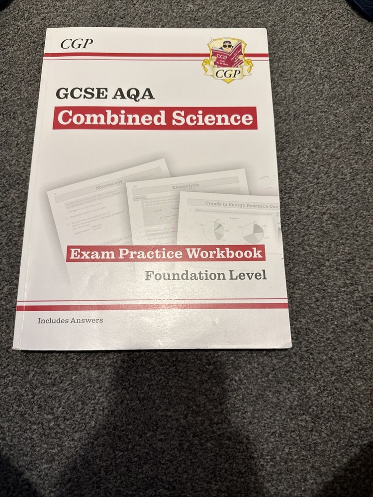 AQA GCSE Combined Science Workbook Foundation Level Exam Practice