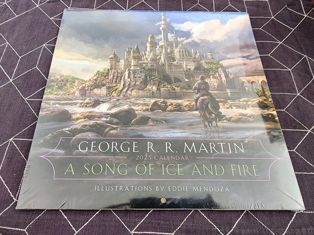 A Song of Ice and Fire 2025 Calendar with Eddie Mendoza Art-image