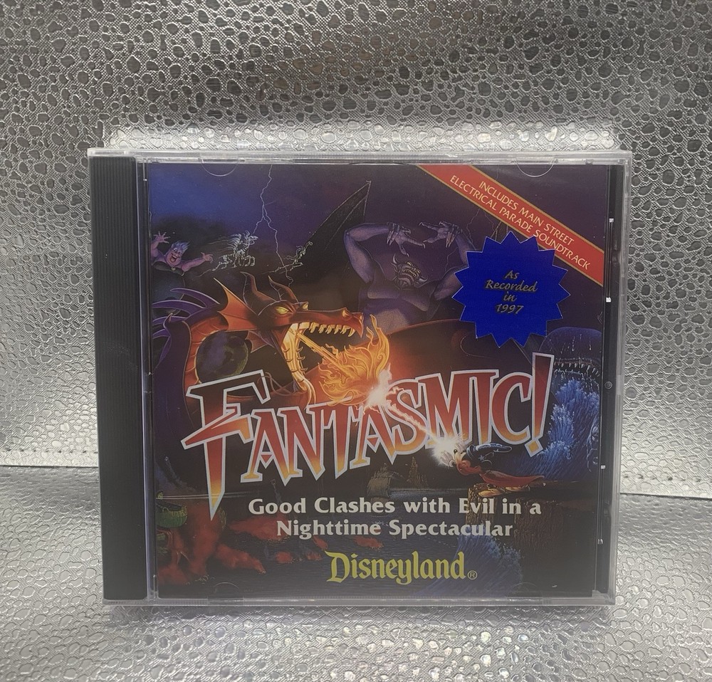 Disneyland Fantasmic 1992 CD USA Main Street Electrical Parade F4041 Vintage Soundtrack