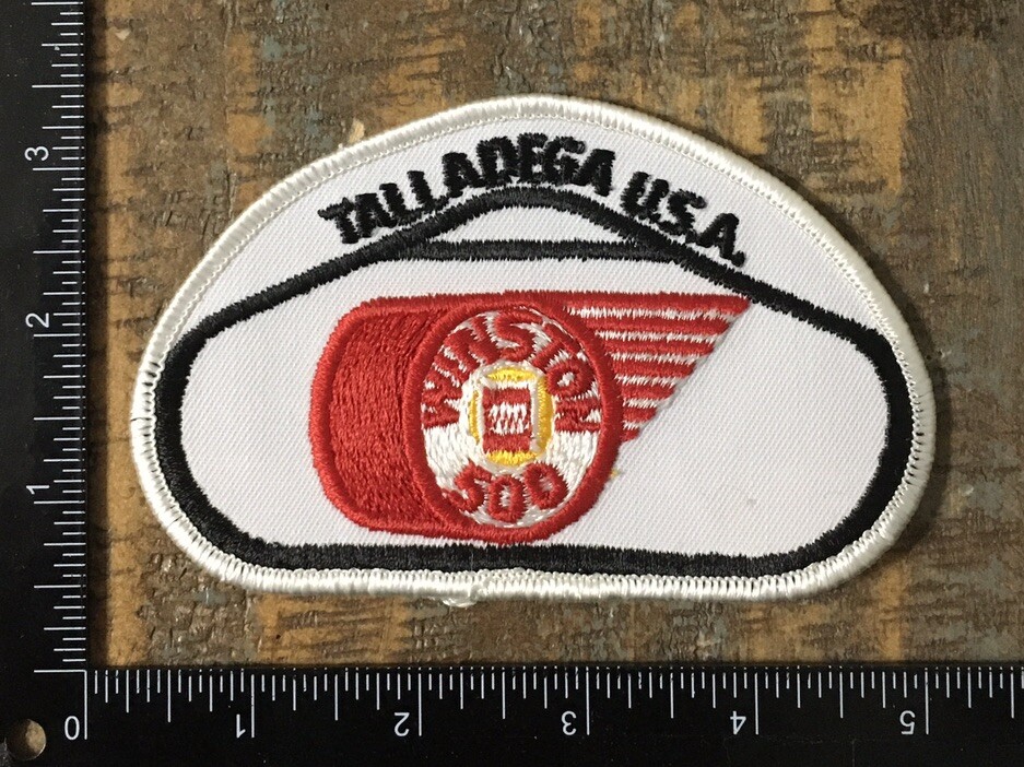 Vintage Talladega USA Winston 500 NASCAR Race Track Embroidered Patch