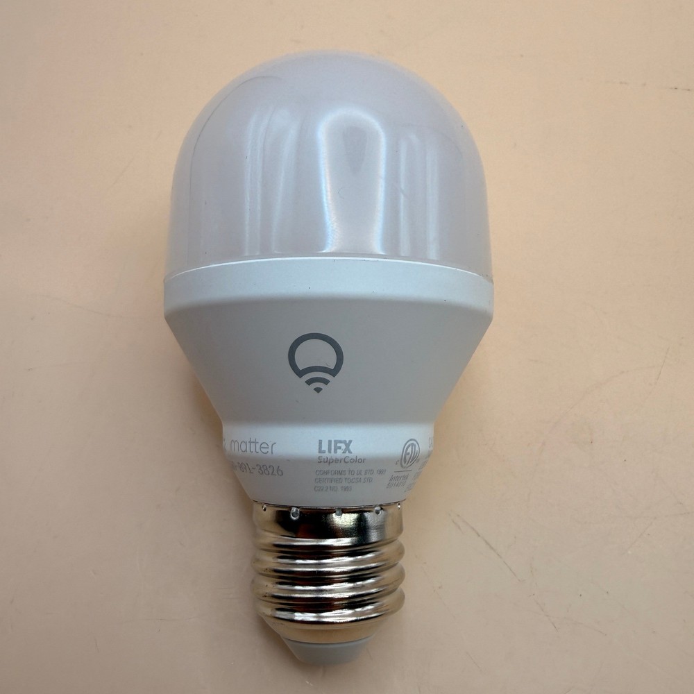 LIFX Color, A19 800 Lumens, Wi-Fi Smart LED Light Bulb, Billions of Colors and W