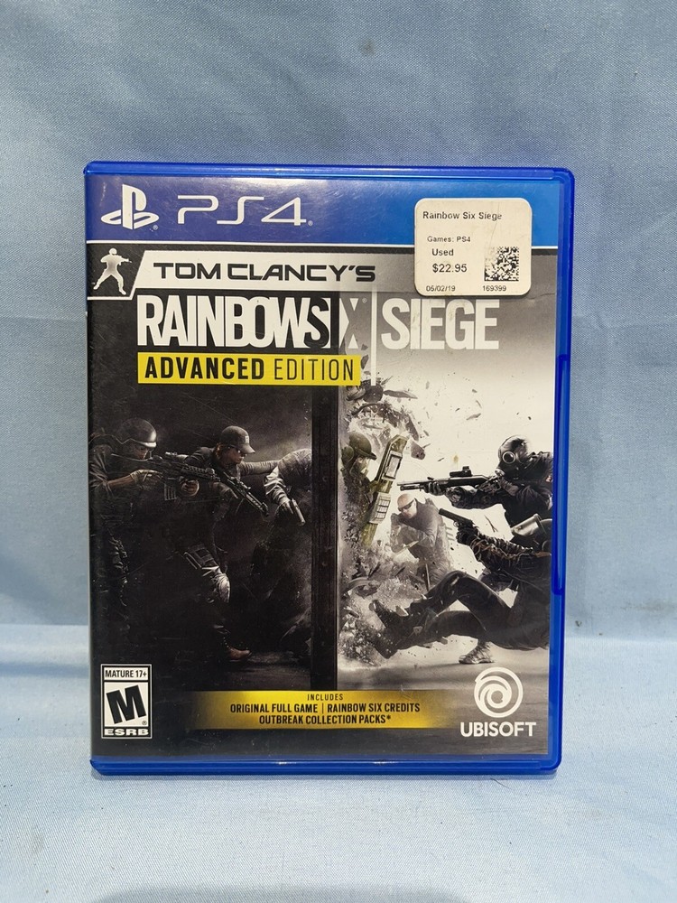 Tom Clancy's Rainbow Six Siege Advanced Edition (Sony PlayStation 4 PS4, 2018)