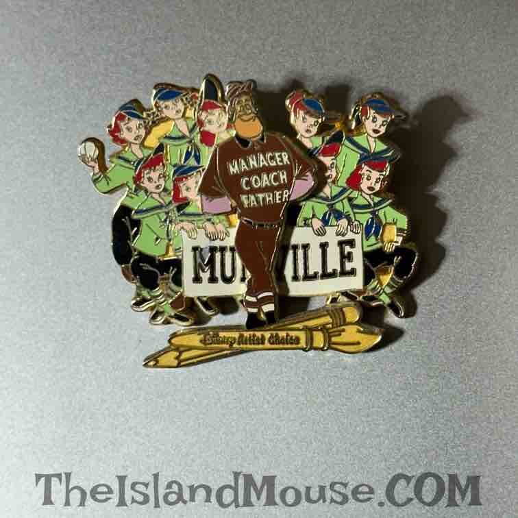 Disney WDW LE Mudville Baseball Team ARTIST PROOF Artist Choice Pin (U9:64517)