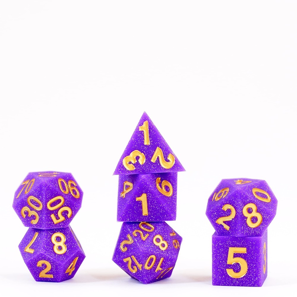 Silicone Rubber Poly Dice Set: Regal Ricochet
