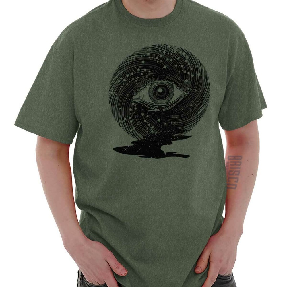Black Hole Mystical Eye Symbolic Gift Idea Womens or Mens Crewneck T Shirt Tee