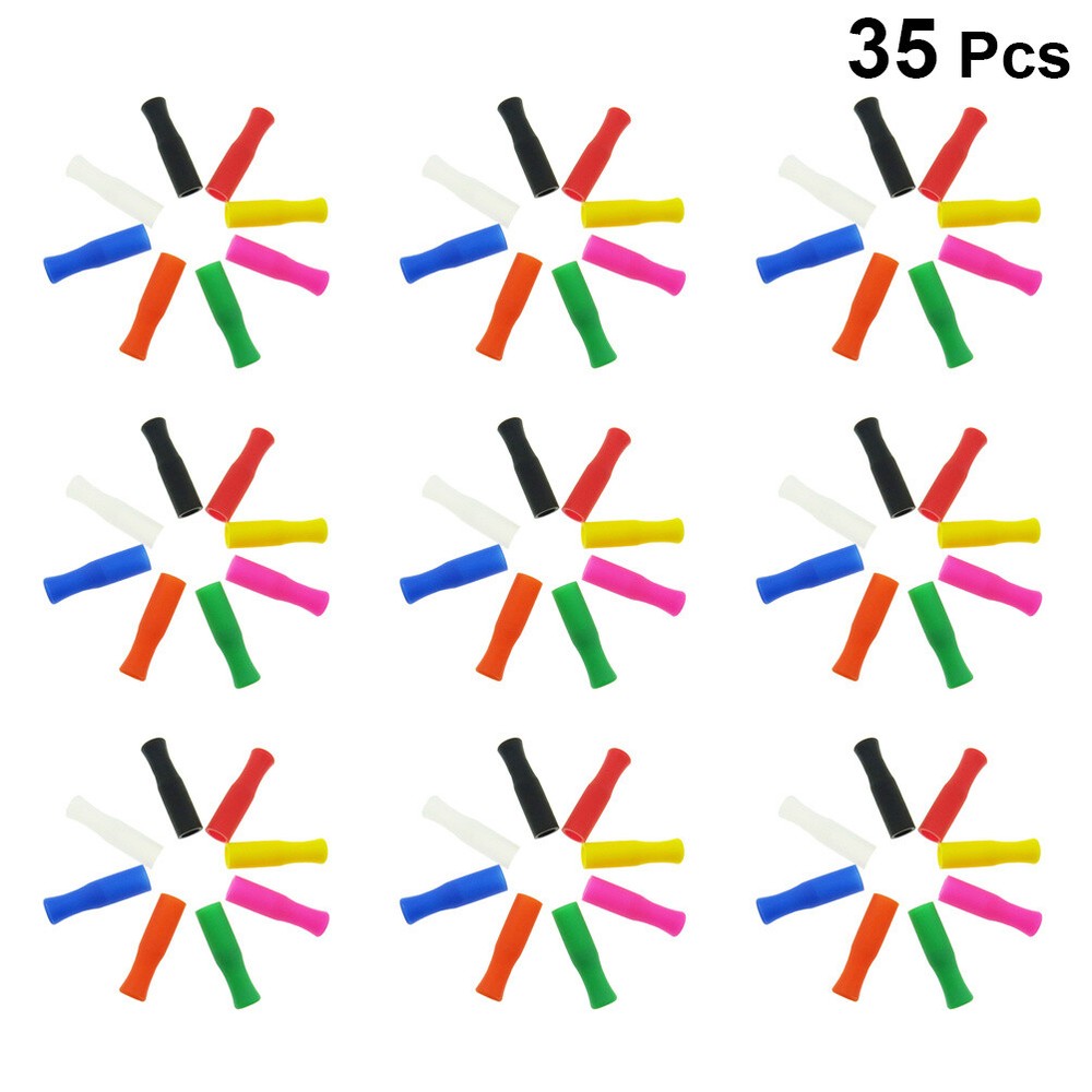 Silicone Straws Tips Silicone Straw Protector Straw Protector Tips