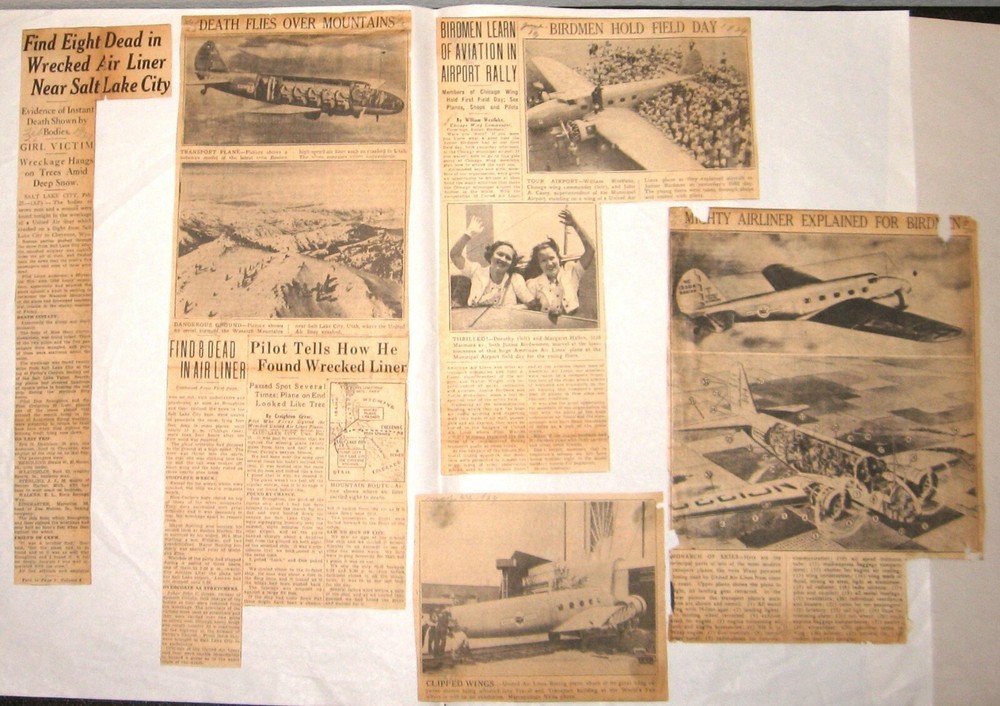 1934 CLIPS UNITED AIRLINES CRASH UTAH JUNIOR BIRDMEN CHICAGO WORLD'S FAIR BOEING