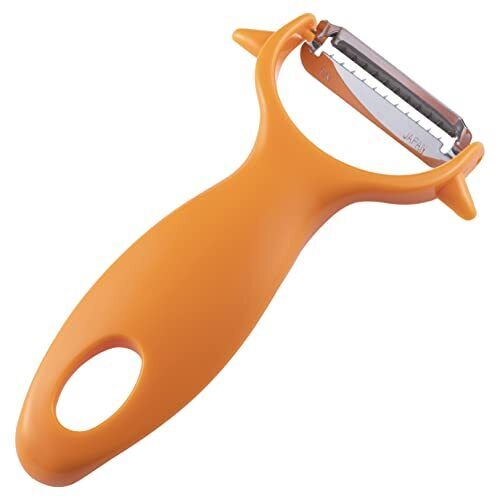 KAI Peeler 3mm wide cut vegetable with potato sprout remover, dishwasher safe