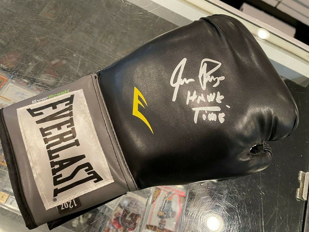 Aaron Hawk Time Pryor Signed Everlast Boxing Glove JSA Certified-image