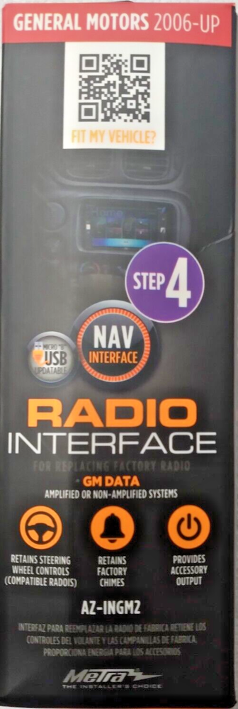 METRA Radio Interface for Replacing Factory Radio GM 2006-Up AZ-INGM2 NEW