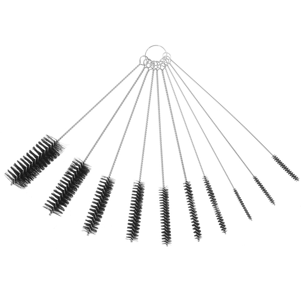 10 Pcs Pipe Drinking Straws Cleaning Appropriate Hardness Brush