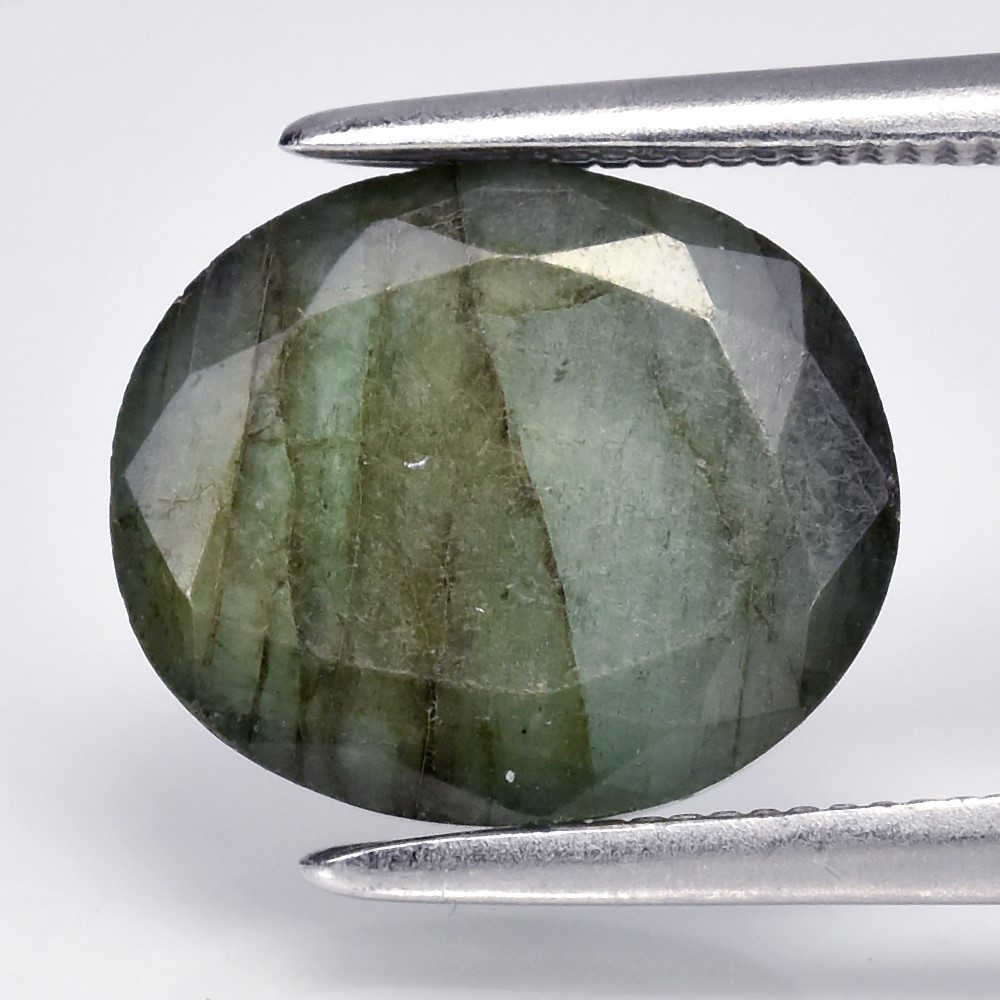 3.17ct Zambia Green Emerald Gemstone 10x8.7mm Oval Cut