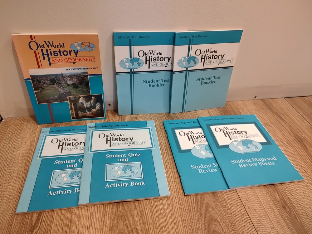 Abeka 5th Grade Old World History & Geography Complete Set - Textbook, Tests, Activities-image