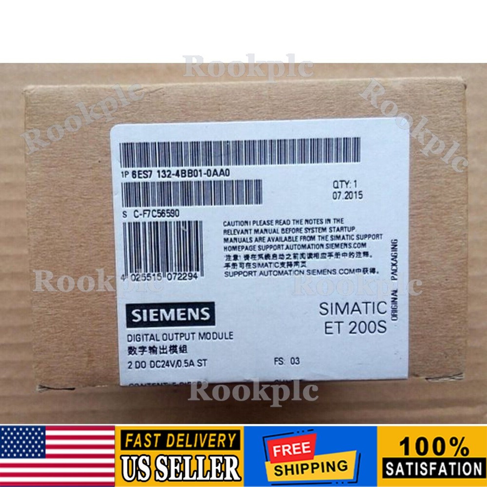 New Siemens 6ES7132-4BB01-0AB0 DP 5 electronic modules 6ES7 132-4BB01-0AB0