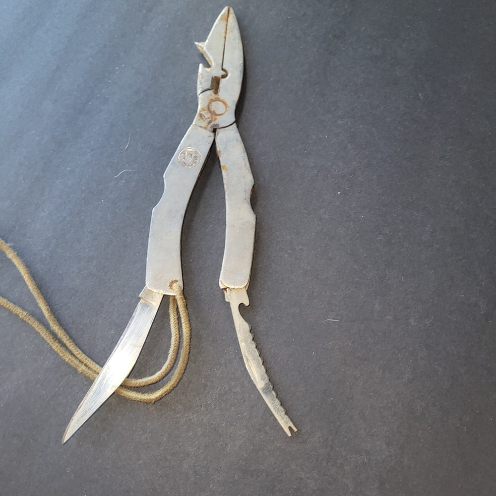 Vintage ABC ABCo FISHERMANS FRIEND Multi Tool Pliers SOLINGEN GERMANY-image