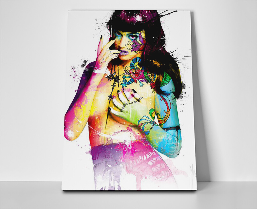 Katy Perry Vibrant Artwork Poster or Premium Canvas Wall Art