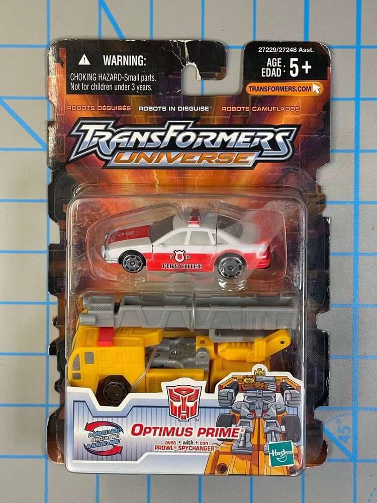 Transformers 2003 Optimus Prime and Prowl Spychanger Action Figure