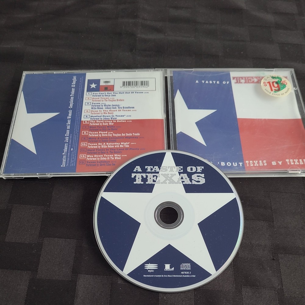 A Taste of Texas Songs 'Bout Texas By Texans - CD-image