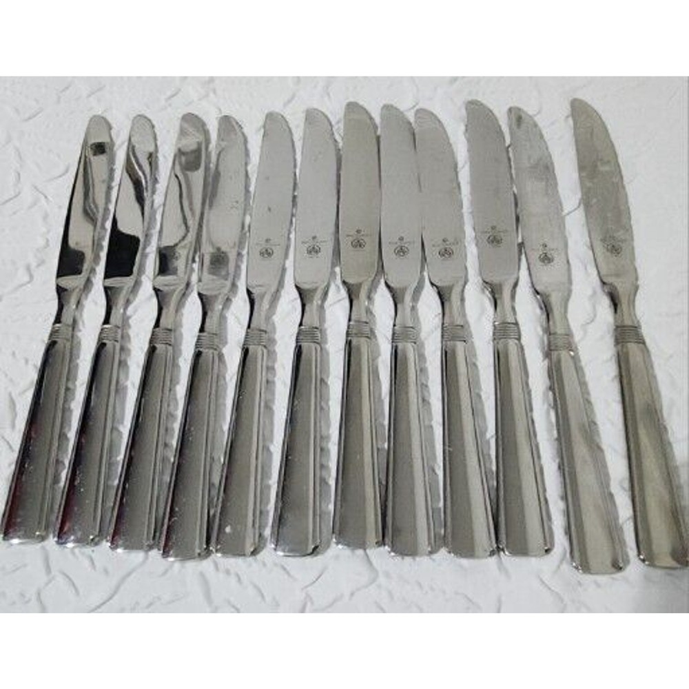 Pfaltzgraff 18/0 Stainless Steel 12-Piece Glossy Dinner Knife Set
