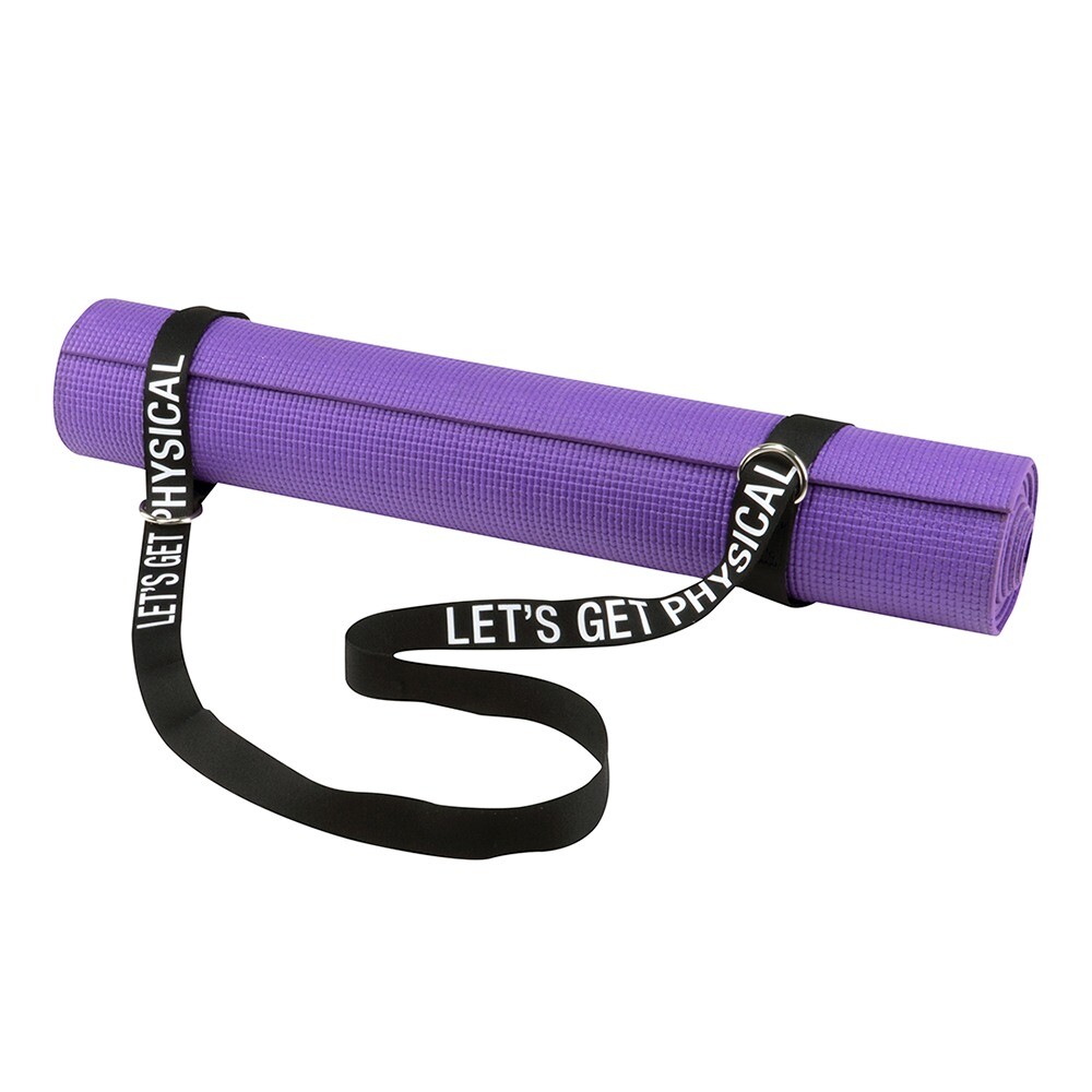 About Face Designs: Black Yoga Mat Sling 