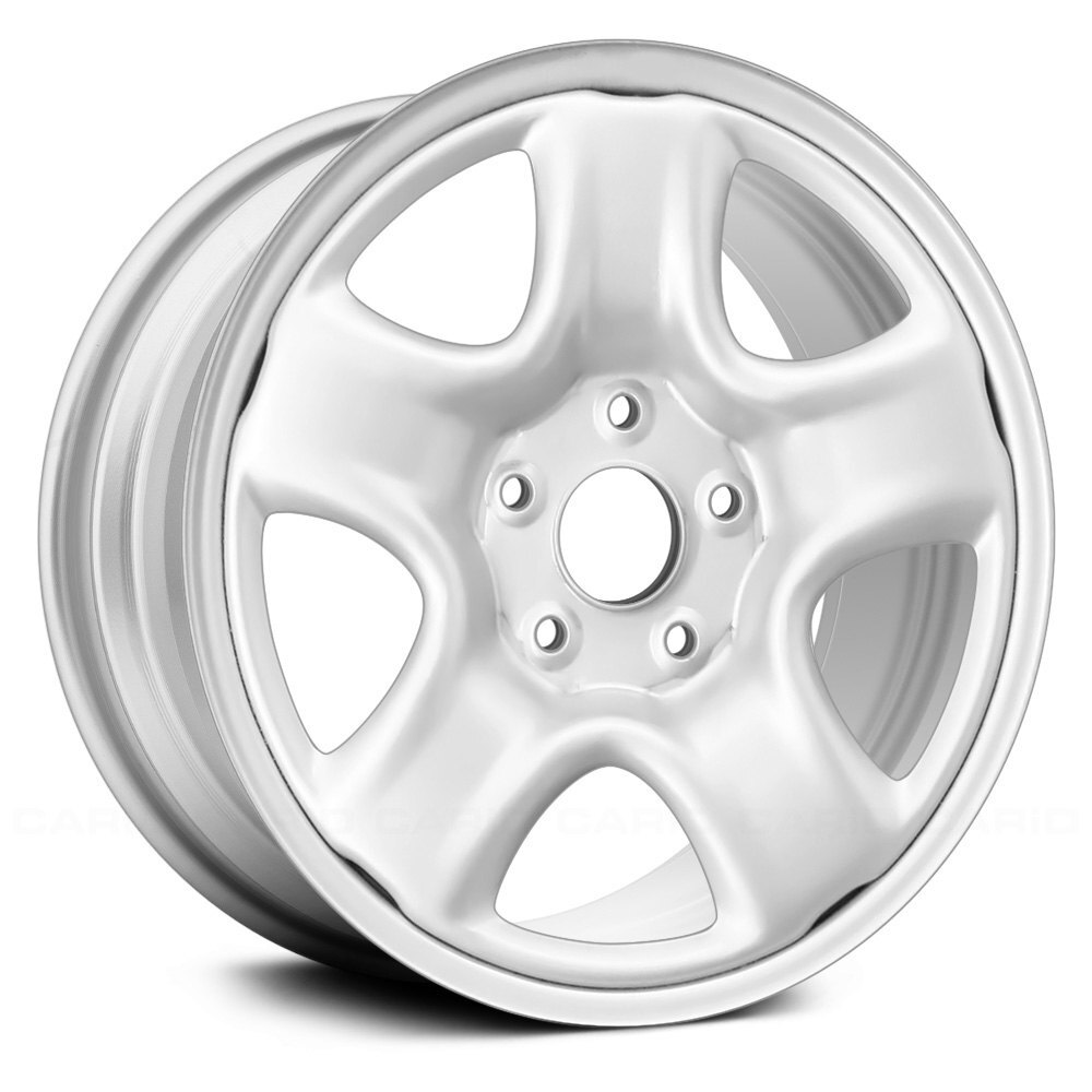 For Toyota Tacoma 01-04 5-Spoke Silver 15x6 Steel Factory Wheel Remanufactured