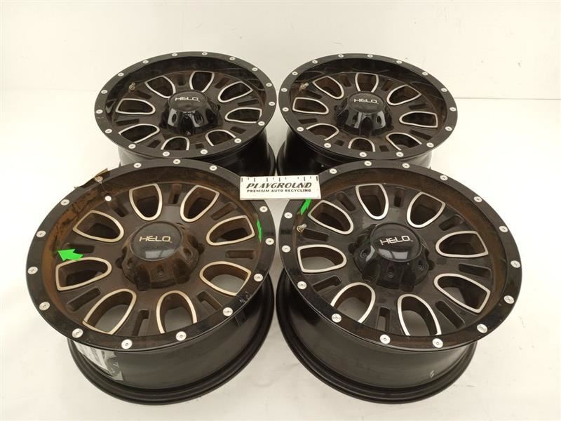 Hummer H3 Set Of Aftermarket Helo Wheel Rims Alloy 16x8 8 Spoke Fits 2006-2009