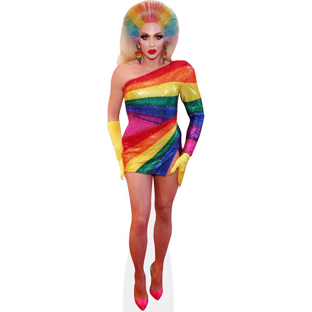 Alyssa Edwards (Rainbow) Mini Size Cutout