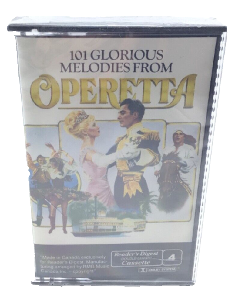 READERS DIGEST 101 Glorious Melodies from Operetta - Cassette Tape 4 New Sealed