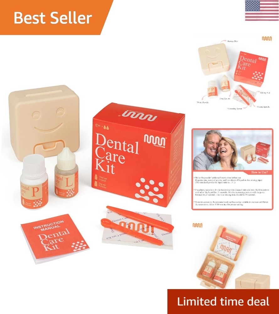 Zinc Oxide Eugenol Cement Dental Care Kit Glue For Crowns & Bridges Filling