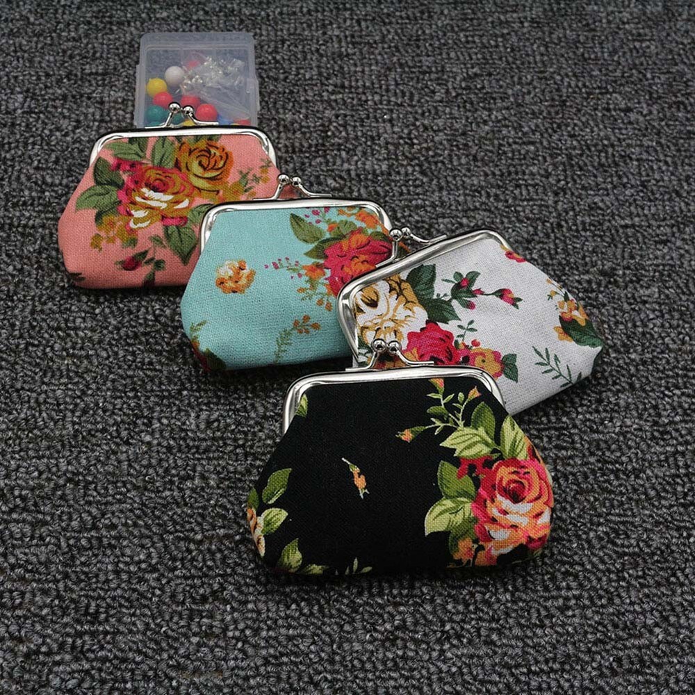 Mini Coin Purse for Women & Kids – Keychain Wallet for Change & Cash  