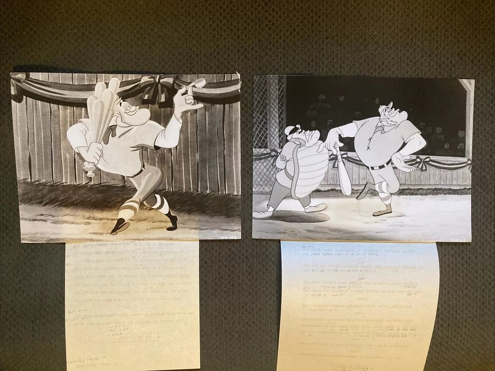 Make Mine Music - 1946 Original Movie Photos  - Casey At Bat - Walt Disney